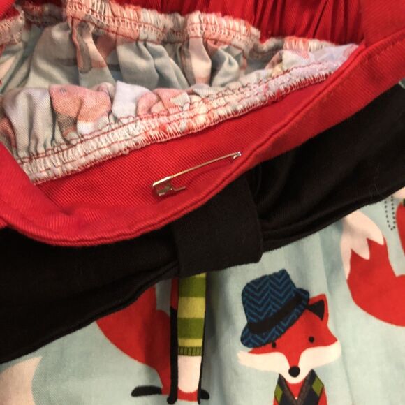 Size 18 Months Handmade Fox Dress With Removeable Box! - Picture 4 of 9